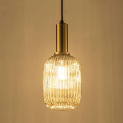 Goldlux Suffolk lampa wisząca 1x20 W złota 317353