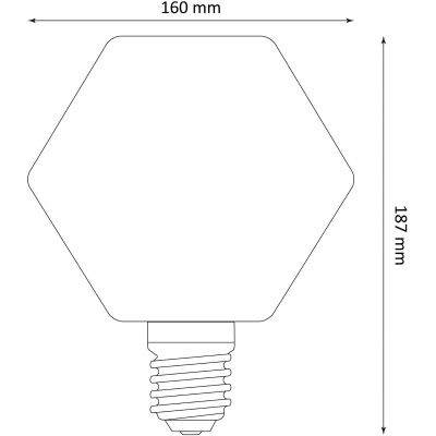 Goldlux DecoVintage żarówka LED 4W 1800 K E27 317889