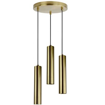 Goldlux Napoli lampa wisząca 3x8 W złota 317988