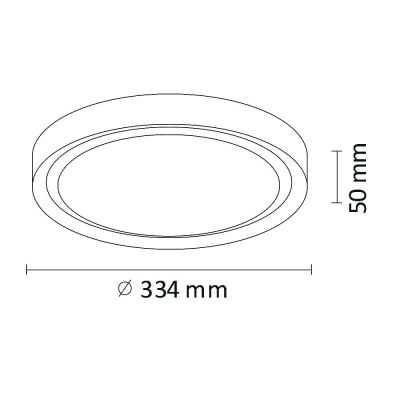 Goldlux Perse plafon 1x15 W biały 319128