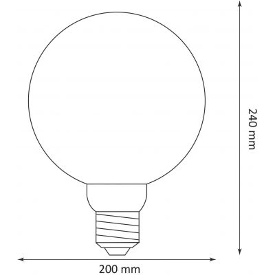 Goldlux DecoVintage żarówka LED 4,2W 4000 K E27 320117