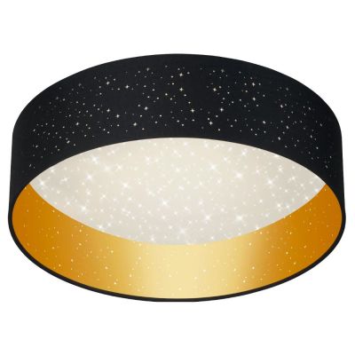 Goldlux Tuluza plafon 1x24 W czarny 323149