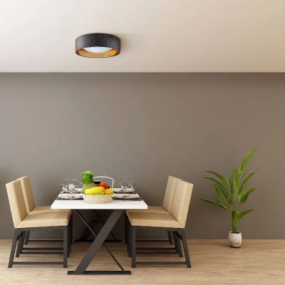 Goldlux Tuluza plafon 1x24 W czarny 323149