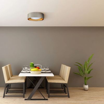 Goldlux Tuluza plafon 1x18 W szary 323224