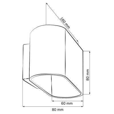 Goldlux Elissa kinkiet 1x10 W czarny 324412