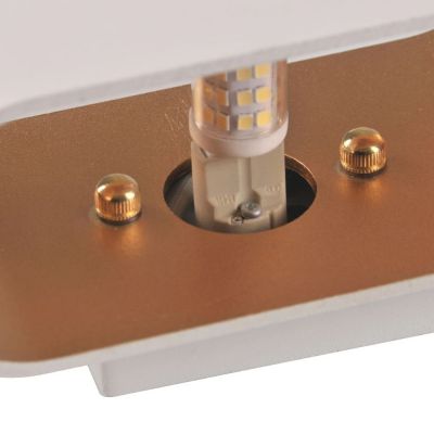 Goldlux Elissa kinkiet 1x10 W biały 324429