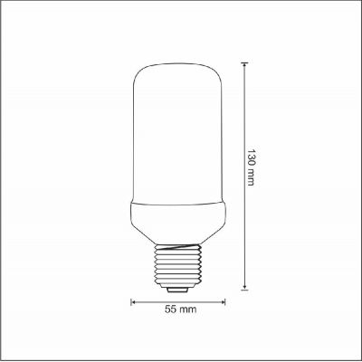 Goldlux żarówka LED 1x3 W 1400 K E27 325488