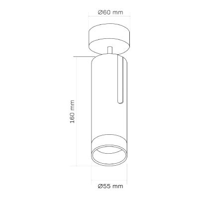 Goldlux Fado lampa podsufitowa 1x10 W biała 325907