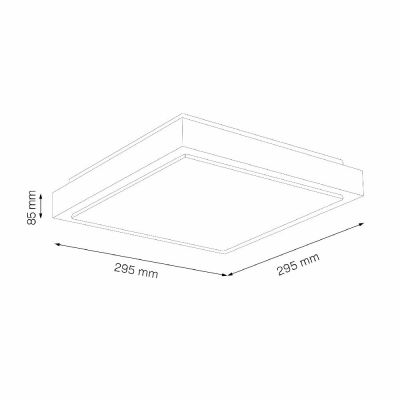 Goldlux Kazimierz plafon 2x20 W srebrny 326874