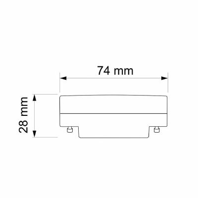 Goldlux żarówka LED 1x6 W 3000 K GX53 327062