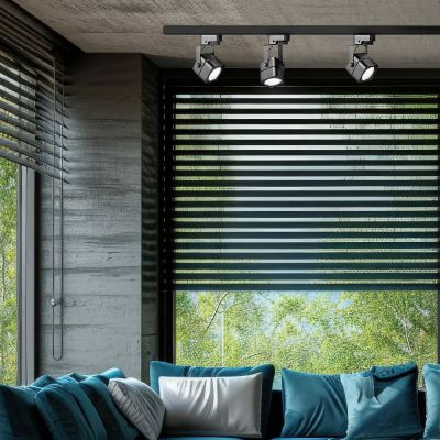 Goldlux Vienna zestaw szynoprzewód z reflektorami 3x10 W czarny 327352