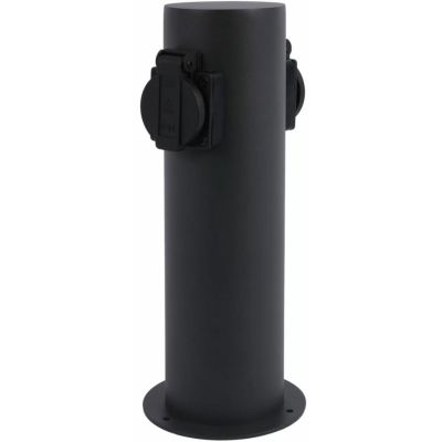 Goldlux Elektri słupek zasilający czarny 327956