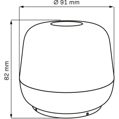 Goldlux Samba lampa stołowa czarna 330109