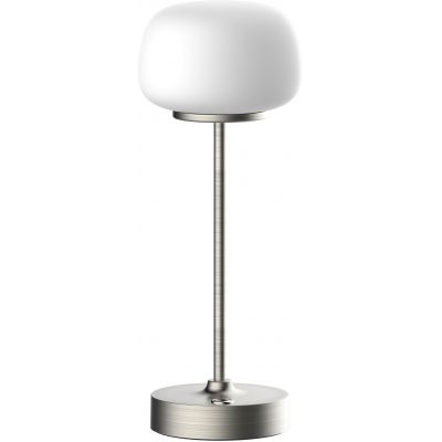 Goldlux Gwinea lampa stołowa 1x2 W biała-srebrna 329868