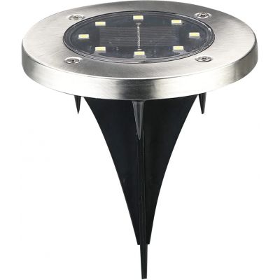 Goldlux Solly lampa  solarna gruntowa srebrna 330246