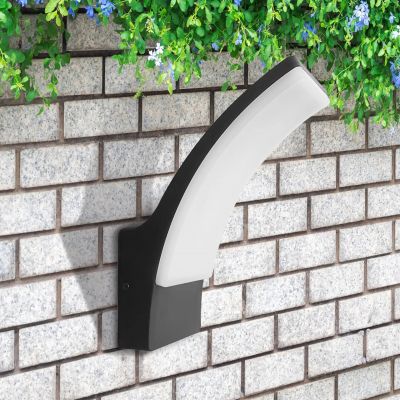 Goldlux Amy kinkiet zewnętrzny 1x12 W czarny-mleczny 331359