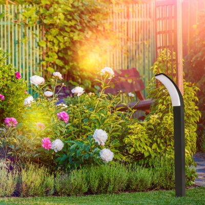 Goldlux Amy lampa stojąca zewnętrzna 1x12 W czarna 331366