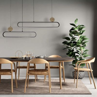 Goldlux Florentyna lampa wisząca 2x48 W czarna 333889