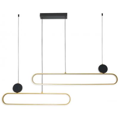 Goldlux Florentyna lampa wisząca 2x48 W złota 333902