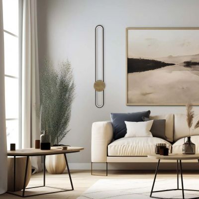 Goldlux Florentyna kinkiet 1x24 W czarny 333919