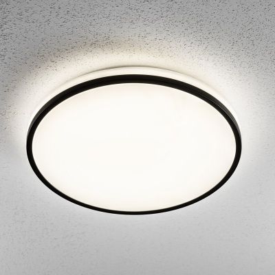 GTV Tula plafon 1x24 W biały-czarny LD-TUL24W-NW-00