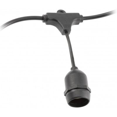 GTV girlanda zewnętrzna 10x10 W czarna AE-GIR10-10