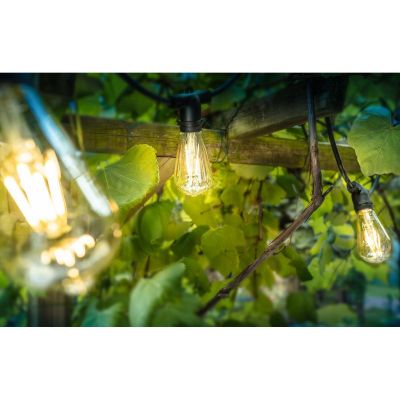 GTV girlanda zewnętrzna 10x10 W czarna AE-GR610-10