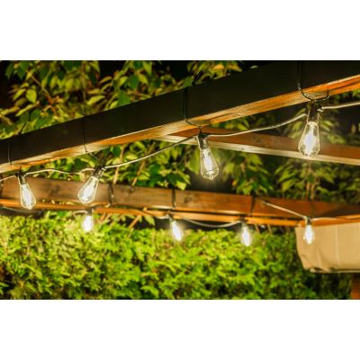 GTV girlanda zewnętrzna 10x10 W czarna AE-GR610-10