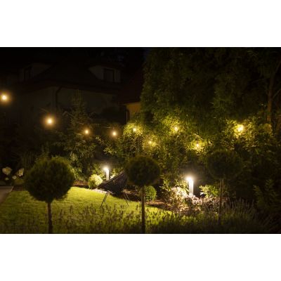 GTV girlanda zewnętrzna 10x10 W czarna AE-GR610-10