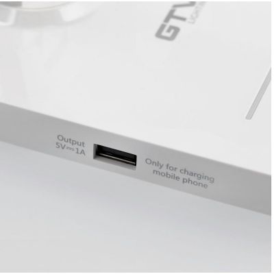 GTV Gale lampa biurkowa 1x8 W biała LB-GAL8W-00-DEC