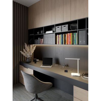 GTV Gale lampa biurkowa 1x8 W biała LB-GAL8W-00-DEC