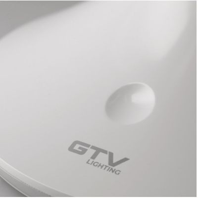 GTV Halley lampa biurkowa 1x7 W biała LB-HAL8W-00-DEC