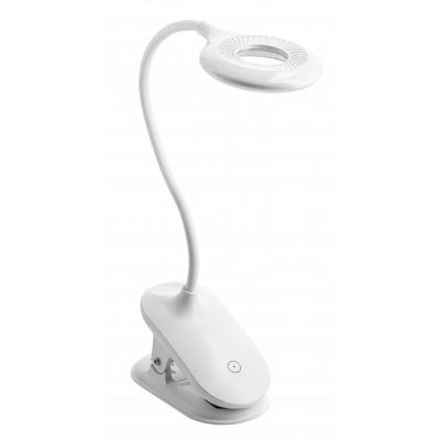 GTV lampa biurkowa 1x4 W biała LB-RIN4W-00-DEC