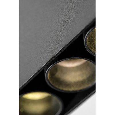 GTV Artemida lampa podsufitowa 1x15 W czarna LD-ATM15WCP-NB