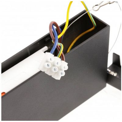 GTV Artemida lampa podsufitowa 1x15 W czarna LD-ATM15WCP-NB