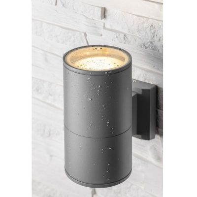 GTV Baleo kinkiet zewnętrzny 1x40 W szary LD-BALE27-00