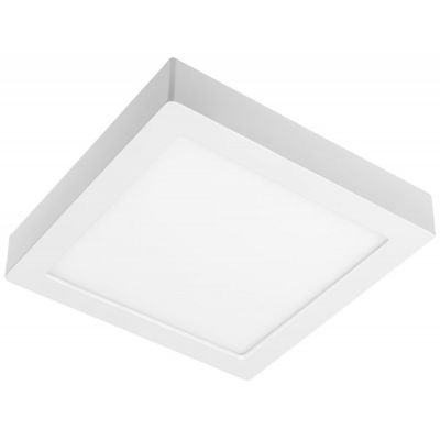 GTV Bolero plafon 1x18 W biały LD-BLRKW18W-61