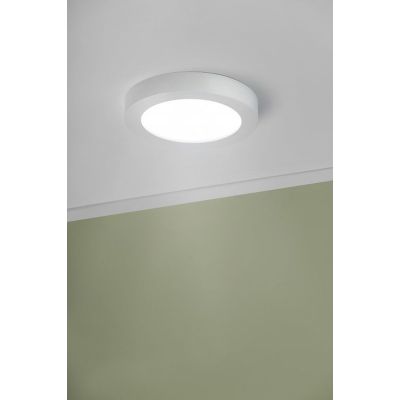 GTV Bolero plafon 1x18 W biały LD-BLROK18W-61