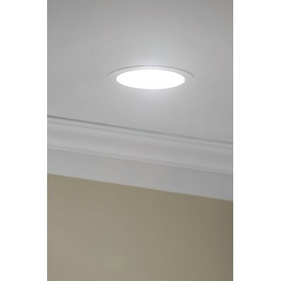 GTV Bolero plafon 1x18 W biały LD-BLROK18W-61