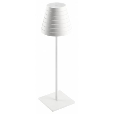 GTV Fizzi lampa stołowa 1x2,5 W biała LD-FIZZI-00-DEC