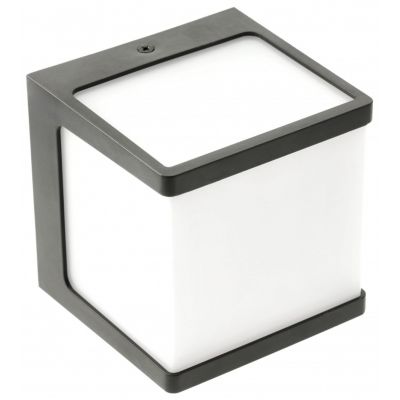 GTV Narin kinkiet zewnętrzny 1x10 W biały-czarny LD-NAR10WB-10