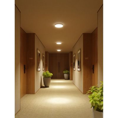 GTV Saturn plafon 1x24 W biały LD-SATU24WM-NB