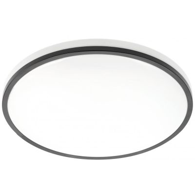 GTV Tula plafon 1x24 W biały-czarny LD-TUL24W-NW-00