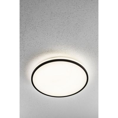 GTV Tula plafon 1x24 W biały-czarny LD-TUL24W-NW-00