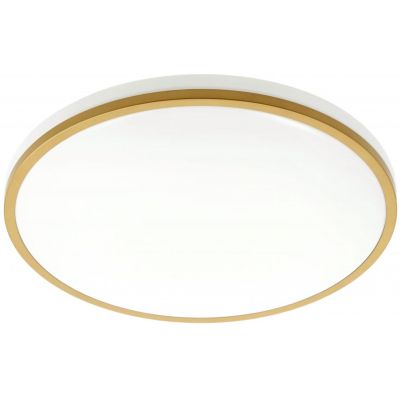 GTV Tula plafon 1x24 W biały-złoty LD-TUL24W-NW-40