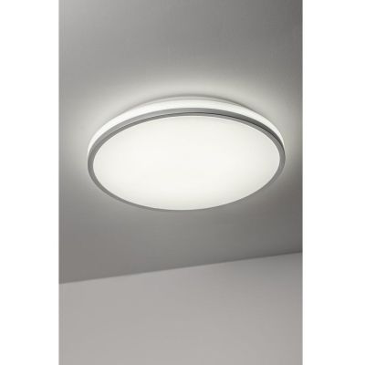 GTV Tula plafon 1x24 W biały-szary LD-TUL24W-NW-80