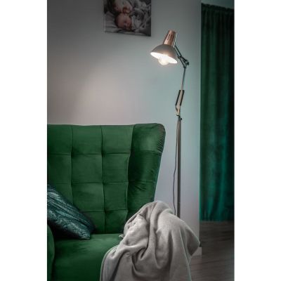 GTV Artemia lampa stojąca 1x40 W aluminium-miedź LP-ART-F-E27-15-DEC