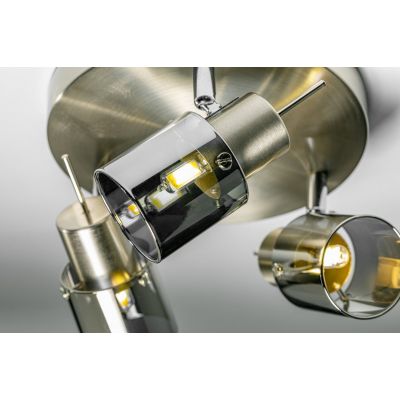 GTV Aralia lampa podsufitowa 3x20 W przydymiona OS-AR3G9-10