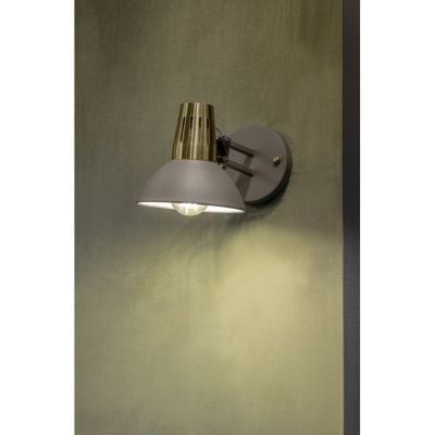 GTV Artemia kinkiet 1x40 W szary-miedź OS-ART-E27-15-DEC