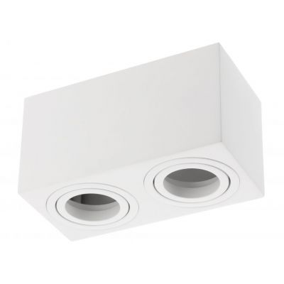 GTV Aveiro lampa podsufitowa 2x20 W biała OS-AVB80160KW2-10